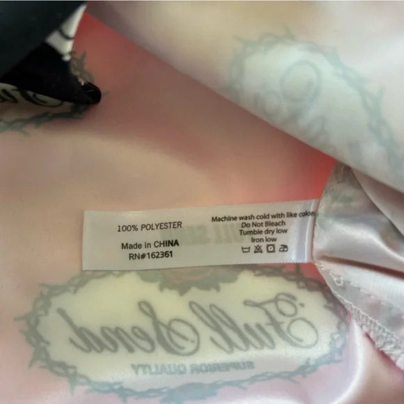 Full Send Nelk Boys Split Rose Logo Shirt Pink Black Button Up Size Medium NWT - Picture 12 of 12